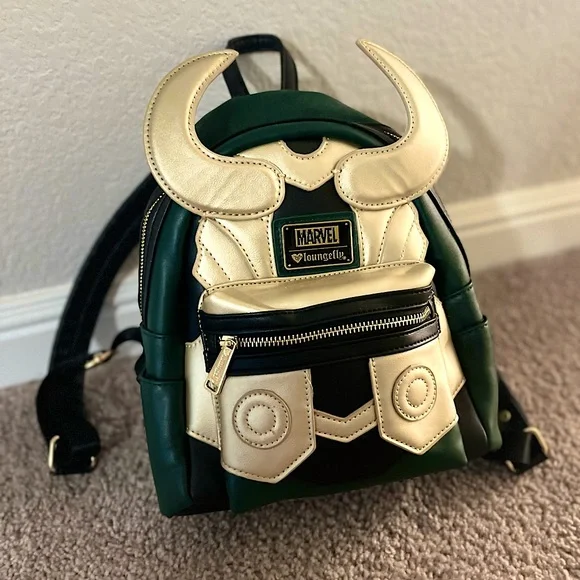Loungefly | Bags | Loungefly Loki Marvel Mini Backpack Never  display picture 2